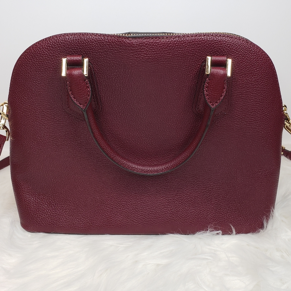 Rare MICHAEL KORS Adele Large Dome Satchel Purse - Picture 2 of 9
